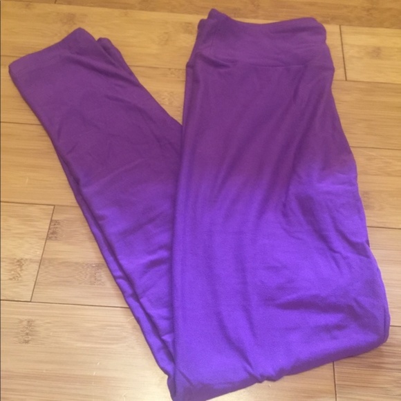 LuLaRoe Pants - 2 for $30 LulaRoe solid purple OS